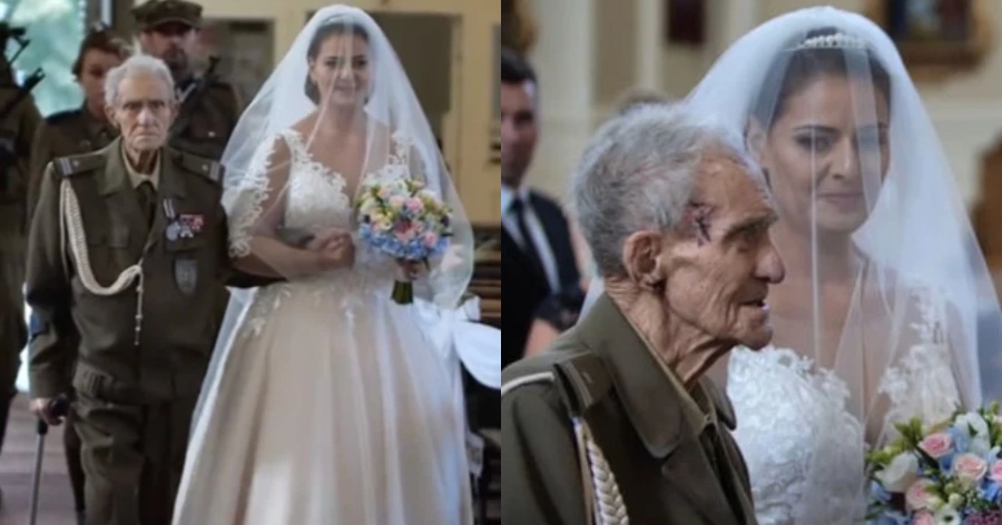 Συγκινητική ιστορία: 94χρονος παππούς συνόδευσε την εγγονή του στο γάμο της και έφυγε από τη ζωή δύο μέρες μετά
