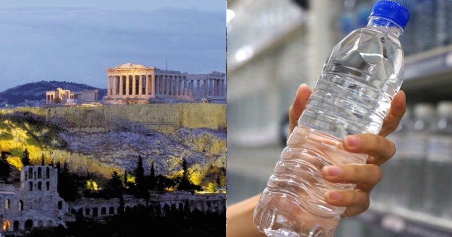 Δημόσια κατακραυγή στην Ακρόπολη για τις τιμές: Δύο ευρώ για ένα μπουκαλάκι νερό