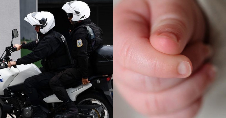Ήρωας αστυνομικός: Έσωσαν μωράκι 22 ημερών με άπνοια μεταφέροντας το στο «Παίδων» σε ταχύτητα ρεκόρ