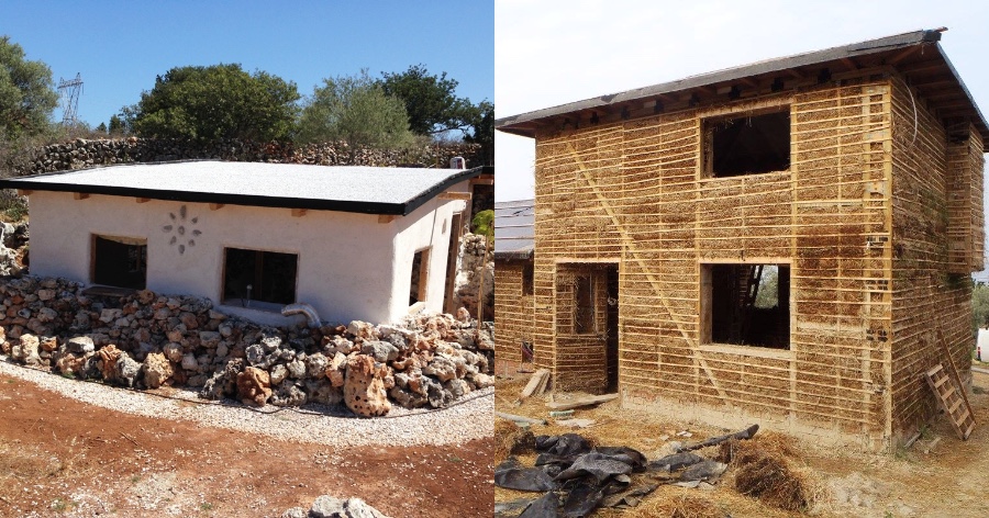 Βιώσιμα σπίτια από άχυρο και πηλό: Δυο Λαρισαίοι φτιάχνουν με 1500 ευρώ σπίτια