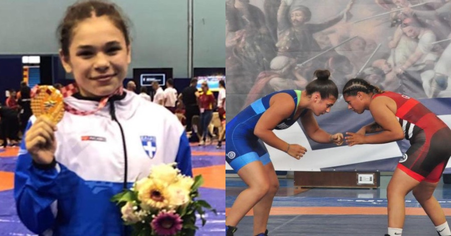 Μαρία Γκίκα: Χρυσή στην Ευρώπη η 14χρονη Ελληνίδα πρωταθλήτρια πάλης