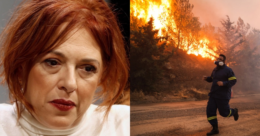 «Έχουμε πια μισήσει την ίδια τη ζωή – Δεν παλεύονται άλλο οι καταστροφές μας»: Οι δηλώσεις της Ράντου για την φωτιά στην Πεντέλη