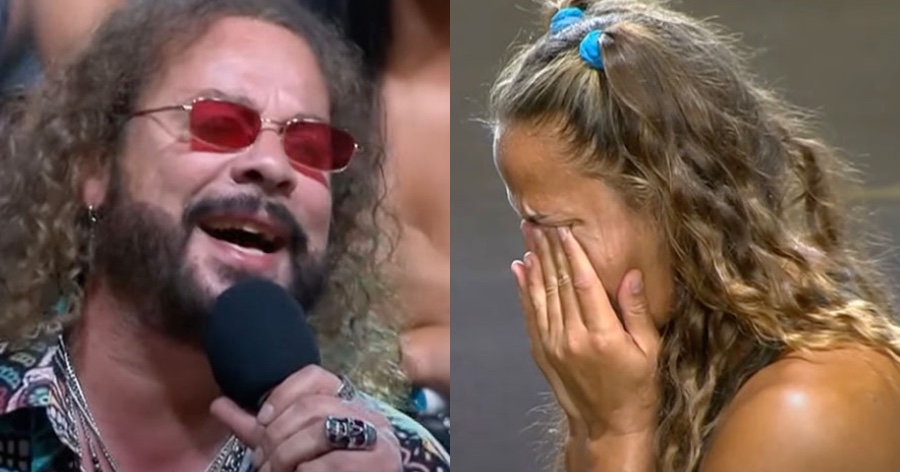 O Δάντης τραγούδησε «Σ’αγαπώ απλά» στην Ασημίνα και αυτή έβαλε τα κλάματα στον ημιτελικό του Survivor