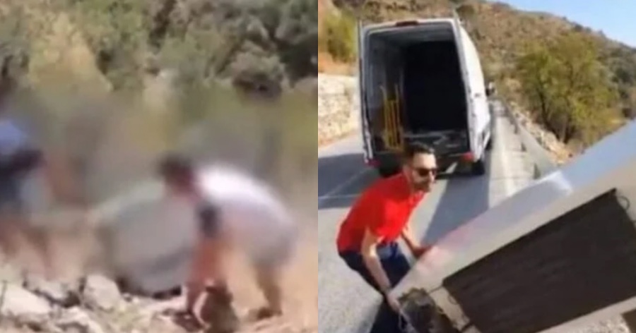 Ισπανία: Άντρας πέταξε ένα ψυγείο στο γκρεμό κι η αστυνομία τον ανάγκασε να το ανεβάσει πάλι πίσω