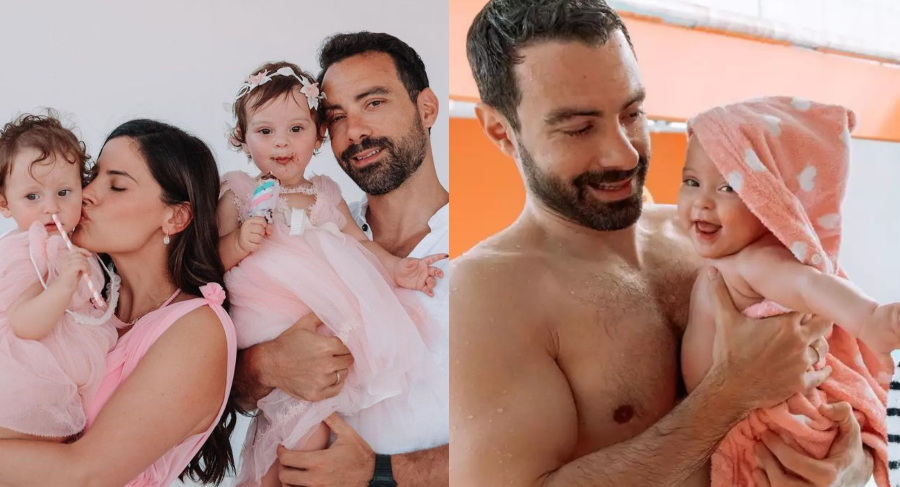 Τον αποκαλούν «μπαμπά» και εκείνος λιώνει: Ο Σάκης Τανιμανίδης τρισευτυχισμένος στο πιο τρυφερό βίντεο με τις δίδυμες κόρες του