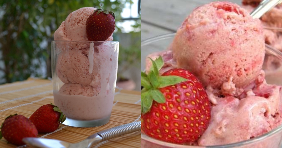 Το πιο γλυκό όνειρο: Πώς μπορείτε να φτιάξετε παγωτό φράουλα σε 45 δευτερόλεπτα