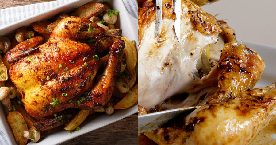 Πεντανόστιμο και ζουμερό: Γιατί πρέπει να ψήνετε το κοτόπουλο πάνω σε μία στρώση λαχανικών