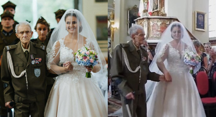 Έκανε το όνειρο του πραγματικότητα: Ο 94χρονος παππούς συνοδεύει την εγγονή του στο γάμο της και 2 μέρες μετά αφήνει την τελευταία του πνοή