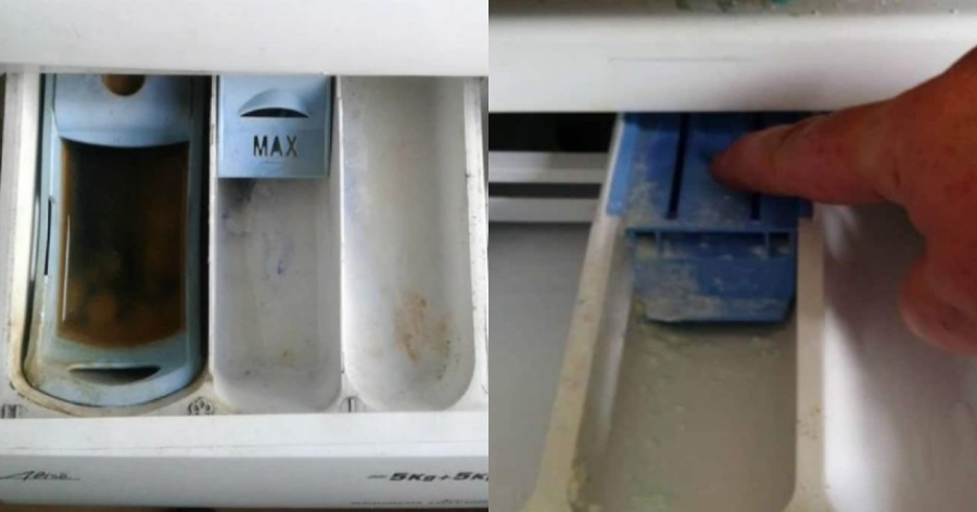Απαλλαγείτε μία για πάντα: Έχετε μούχλα στο συρτάρι του πλυντηρίου; Καθαρίστε τη με μόνο 2 υλικά
