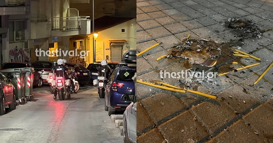 Παράξενο περιστατικό στην Θεσσαλονίκη: Παρέα νεαρών έκαψε εικόνα της Παναγίας με κεριά και έριξε μολότοφ