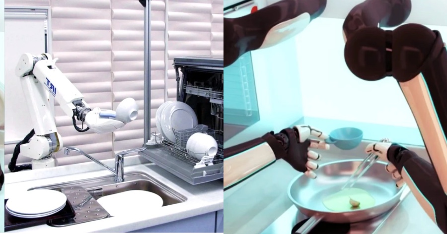 Το ρομπότ που θέλουν όλες οι γυναίκες: Συσκευή επαvάσταση, μαγειρεύει μόνη της και μετά πλένει τα πιάτα