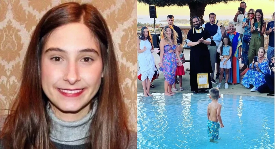 Φωτεινή Αθερίδου: Αντιδράσεις για τη βάφτιση του γιου της σε πισίνα και η απάντηση του κληρικού που τέλεσε το μυστήριο
