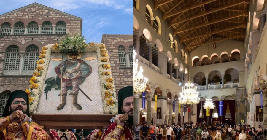 Μεγάλη γιορτή σήμερα: Η Θεσσαλονίκη ξενυχτά στον Άγιο Δημήτριο – Εκατοντάδες πιστοί για το προσκύνημα