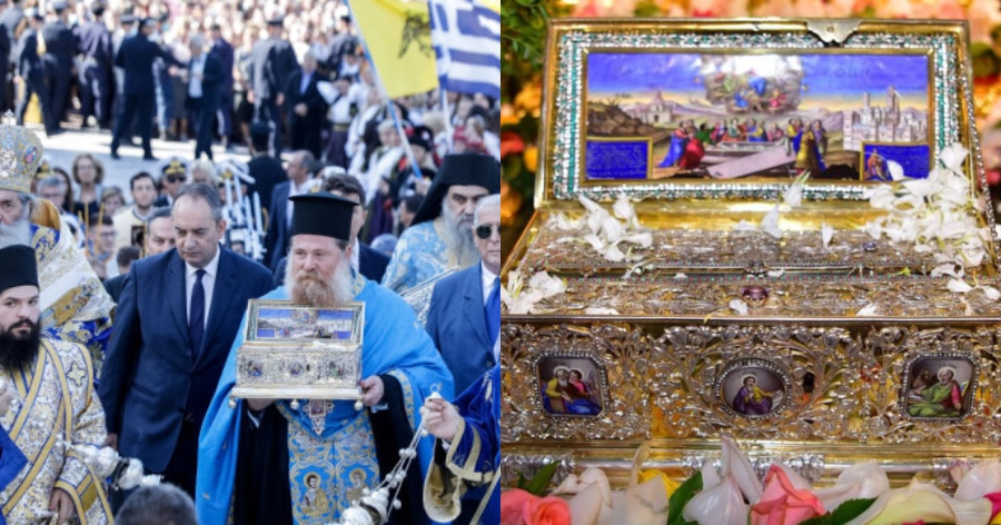 Πειραιάς: Χιλιάδες πιστοί στον Άγιο Νικόλαο για να προσκυνήσουν την Αγία Ζώνη της Παναγίας