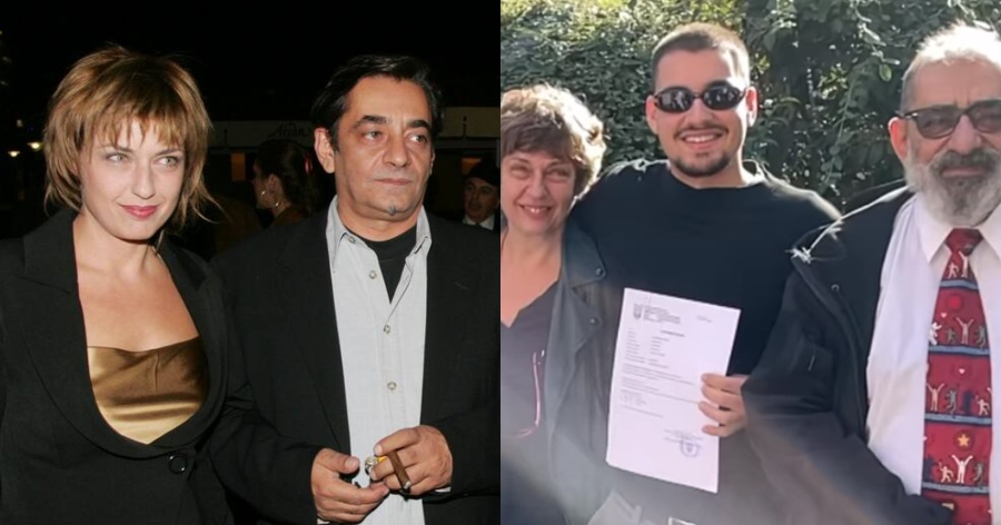 Περήφανοι γονείς η Φαίη Κοκκινοπούλου και ο Αντώνης Καφετζόπουλος: Τρισευτυχισμένοι στην ορκωμοσία του 23χρονου γιου τους