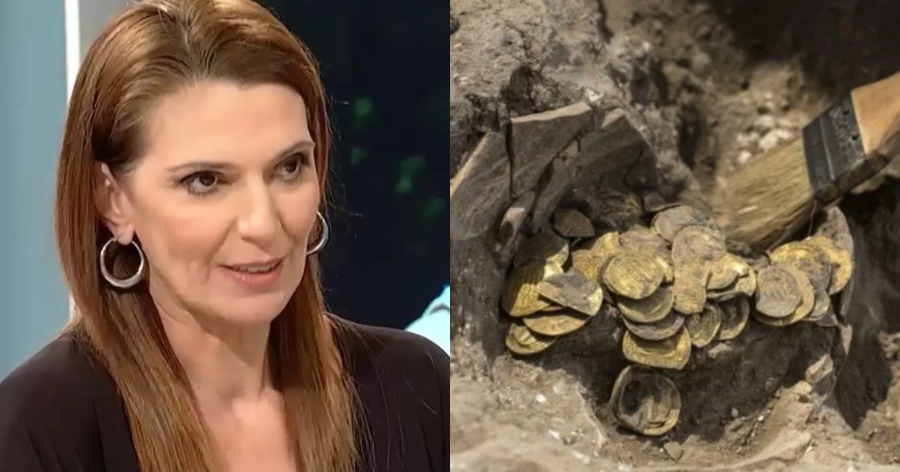 Περήφανη σύζυγος η Θεοδώρα Σιάρκου: “Ο άντρας μου έσκαψε και βρήκε 4.000 χρυσά νομίσματα”