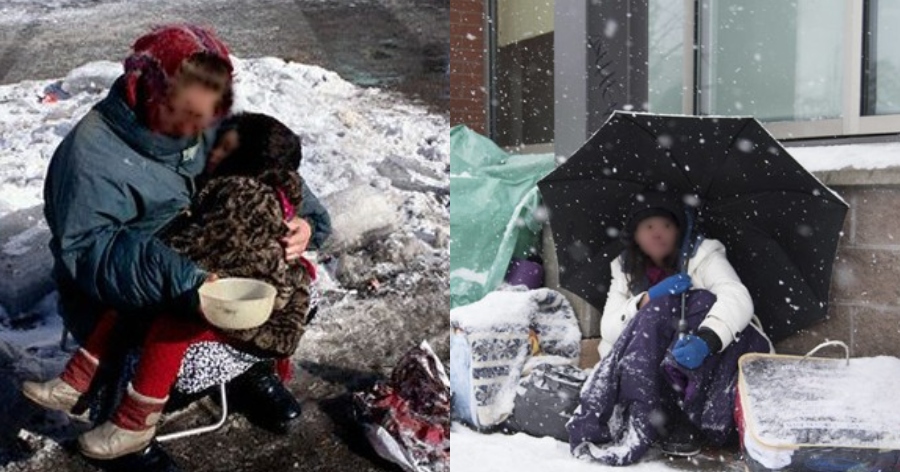 «Κρυώνω μαμά κάνε κάτι»: Χιόνιζε και κοιμόμουν με την κόρη μου στον δρόμο ώσπου μας πήρε σπίτι του ένας άγνωστος