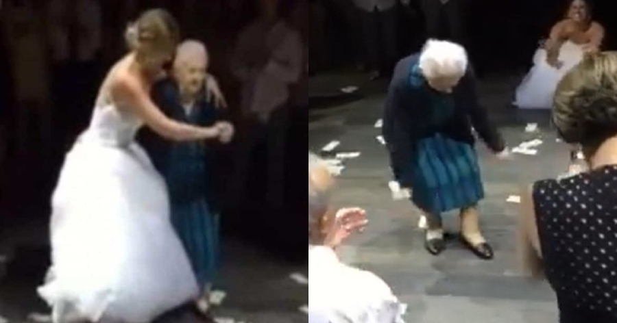 Βαρύ και ασήκωτο σαν του Μητροπάνου: Το «μερακλίδικο» ζεϊμπέκικο 98χρονης Ελληνίδας γιαγιάς στον γάμο της εγγονής της