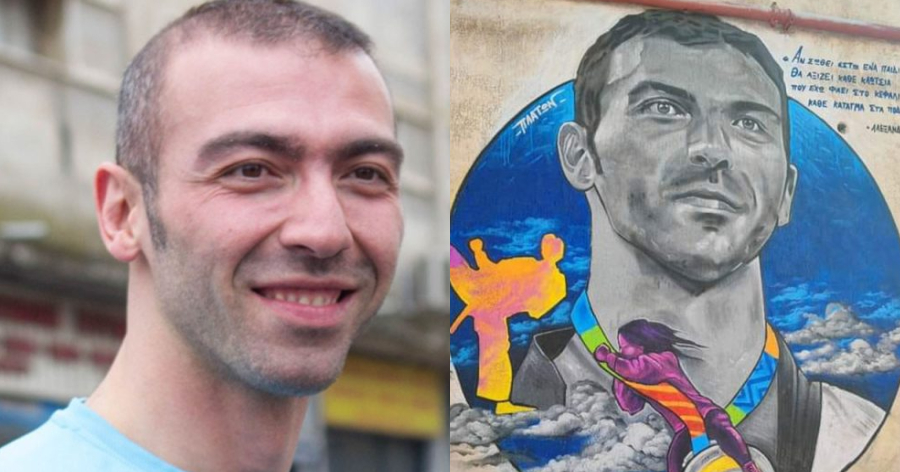 Για πάντα στη μνήμη μας: Το εντυπωσιακό γκράφιτι αφιερωμένο στον Αλέξανδρο Νικολαΐδη που στολίζει τον Βύρωνα
