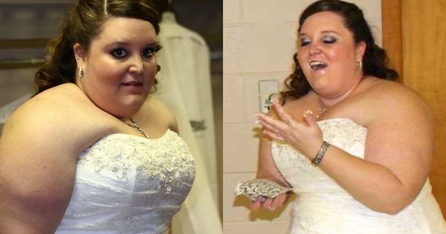 Κανείς δεν πίστευε ότι θα τα καταφέρει: Στον γάμο δεν χωρούσε στο νυφικό της, αποφάσισε να αδυνατίσει και έχασε 80 κιλά