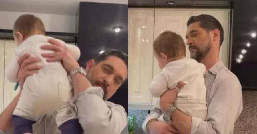 Το πιο τρυφερό βίντεο: Ο Πάνος Ιωαννίδης μας δείχνει τον γιο του για πρώτη φορά και γίνεται αμέσως viral