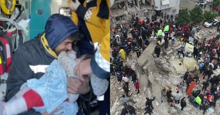 Όλοι συγκινήθηκαν: Μητέρα θήλαζε κάτω από τα ερείπια το μωρό της για να το κρατήσει ζωντανό και τελικά τα κατάφερε
