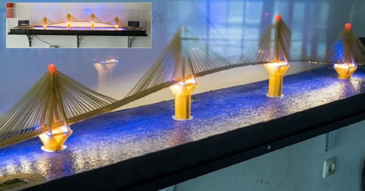 Ασύλληπτο έργο: Φοιτητές έφτιαξαν μικρογραφία της γέφυρας Ρίου-Αντιρρίου με 11 κιλά σπαγγέτι και ταλιατέλες