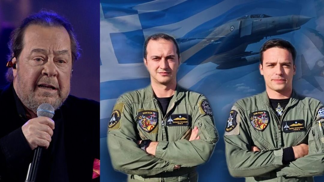Ο Γιάννης Πάριος αφιέρωσε το «Δώσε μου λιγάκι ουρανό» στους 2 αδικοχαμένους πιλότους μας και η Ελλάδα δακρύζει
