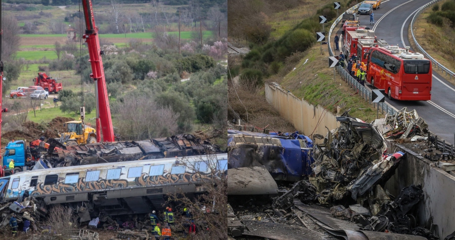 Τραγωδία στα Τέμπη: «Το πρώτο και το δεύτερο βαγόνι ήταν λιωμένα και έβγαινε δυνατή φωτιά»