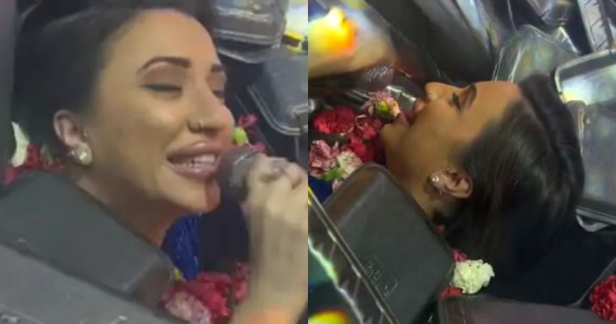 Την αποθέωσαν: Τραγουδίστρια «θάφτηκε» από τα πανέρια και αυτή συνέχισε να τραγουδάει