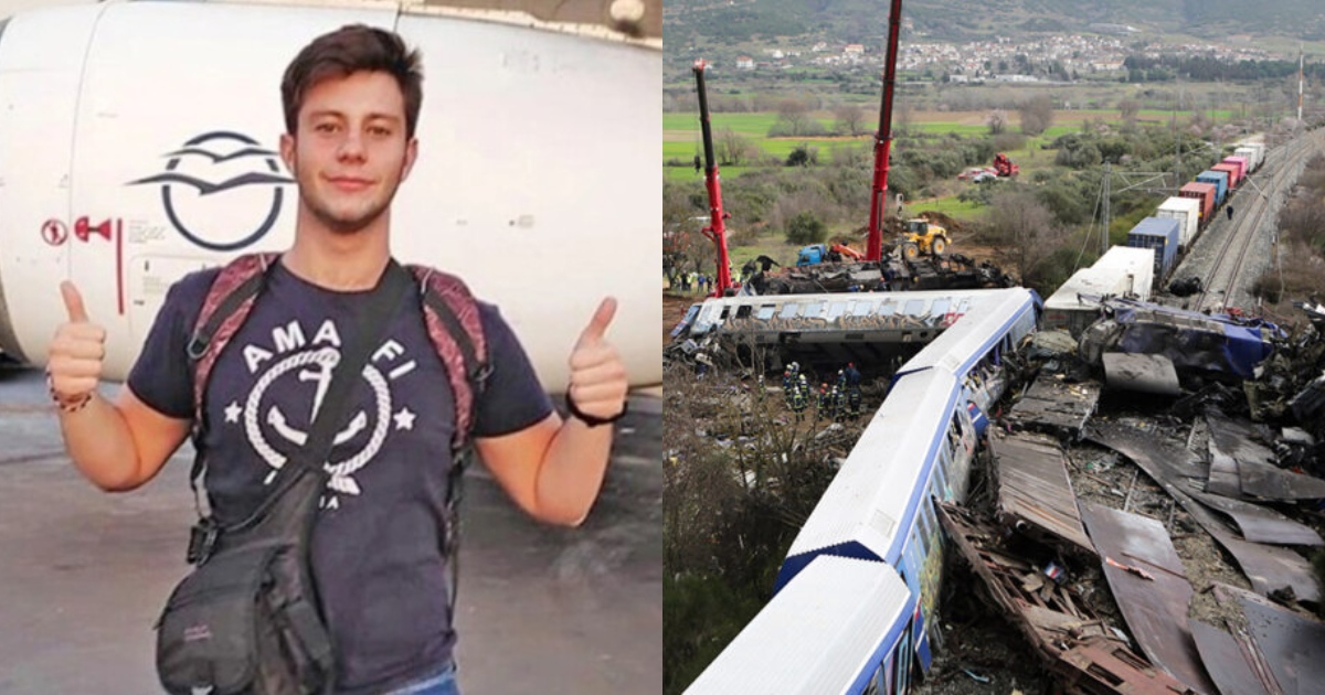 «Γίγαντά μου πολέμησε»: Ατελείωτη στήριξη για τον 20χρονο Γεράσιμο που επέζησε από το 1ο βαγόνι
