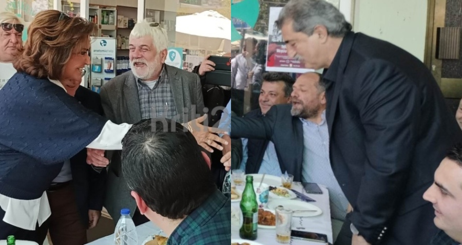 Κανείς δεν το περίμενε: Η Ντόρα Μπακογιάννη και ο Παύλος Πολάκης κάθισαν στο ίδιο τραπέζι και έφαγαν μαζί