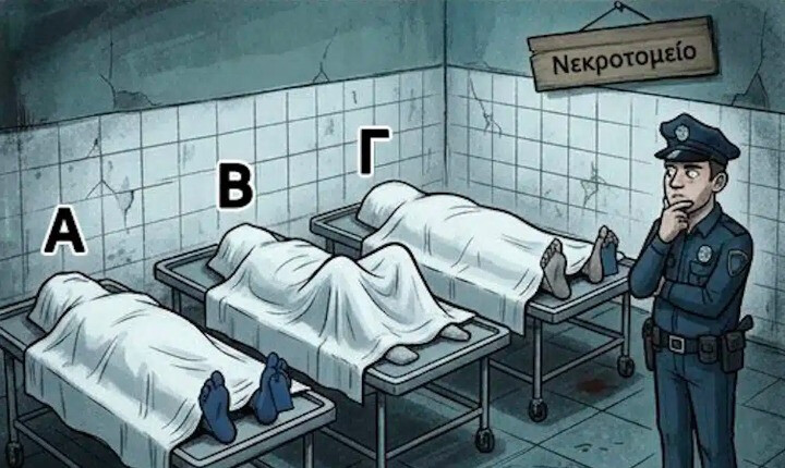 Ποιος από τους 3 είναι ζωντανός; Κοίταξε προσεκτικά τις λεπτομέρειες!
