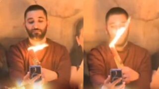 Το μοναδικό φαινόμενο που το Άγιον Φώς δεν καίει τα πρώτα λεπτά (βίντεο)