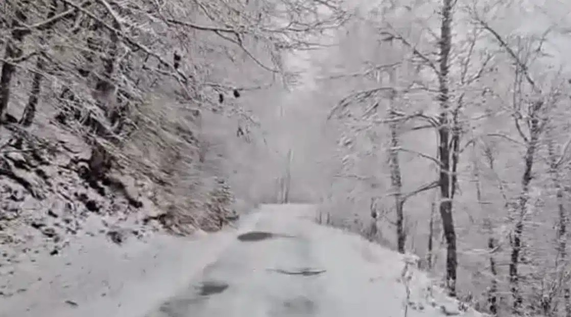 Χιόνισε σε πανέμορφη ελληνική περιοχή – H πρώτη αξιόλογη χιονόπτωση