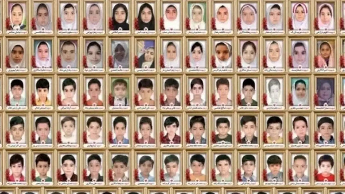 Το Ιράν δημοσίευσε φωτογραφία των 168 παιδιών που σκοτώθηκαν στον βομβαρδισμό του σχολείου τους