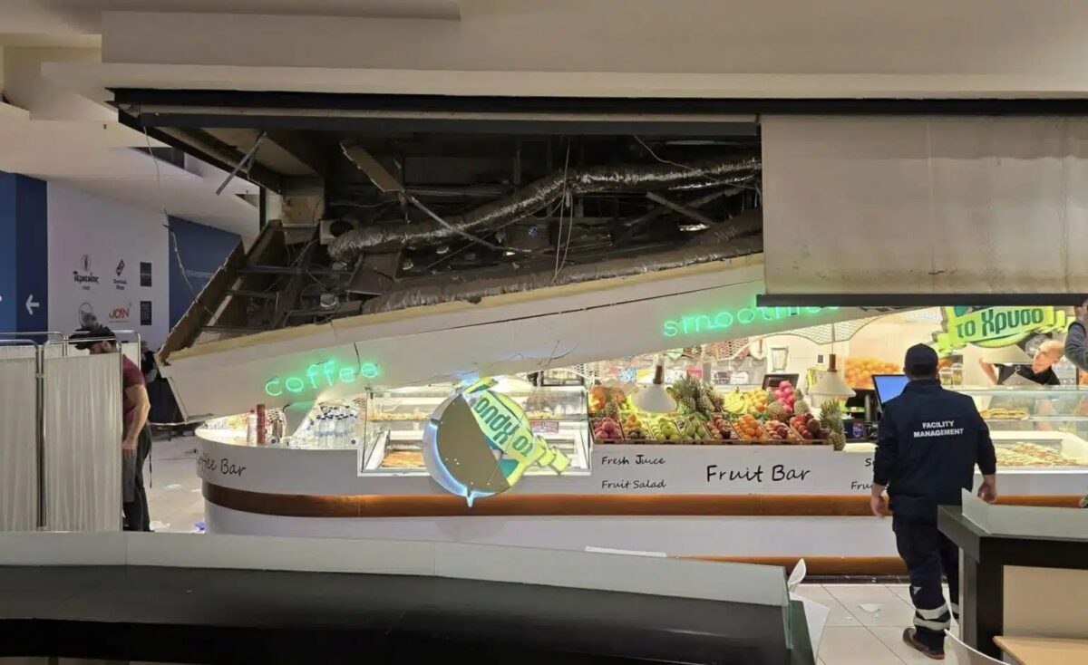 Θεσσαλονίκη: Έπεσε οροφή καταστήματος μέσα σε εμπορικό κέντρο – Στο νοσοκομείο μία 45χρονη