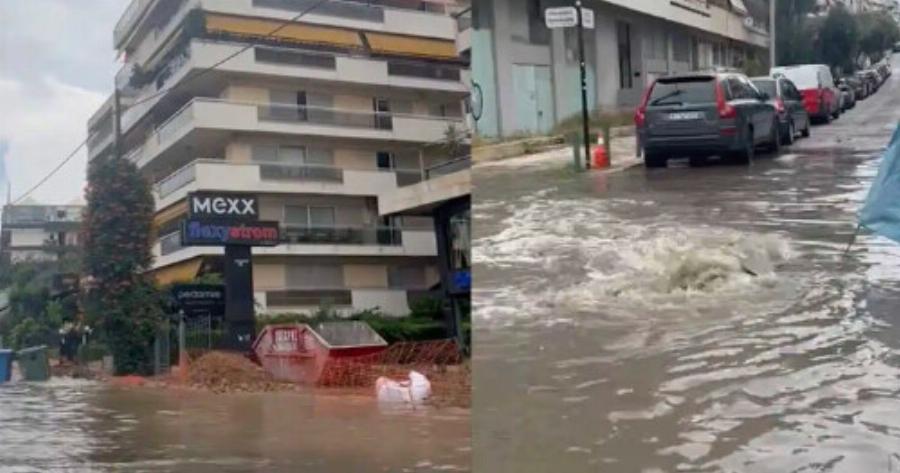 «Από θαύμα ζούμε σε αυτή τη χώρα!» – Απίστευτο βίντεο από κεντρική Λεωφόρο της Αθήνας που μοιάζει σαν… ποτάμι