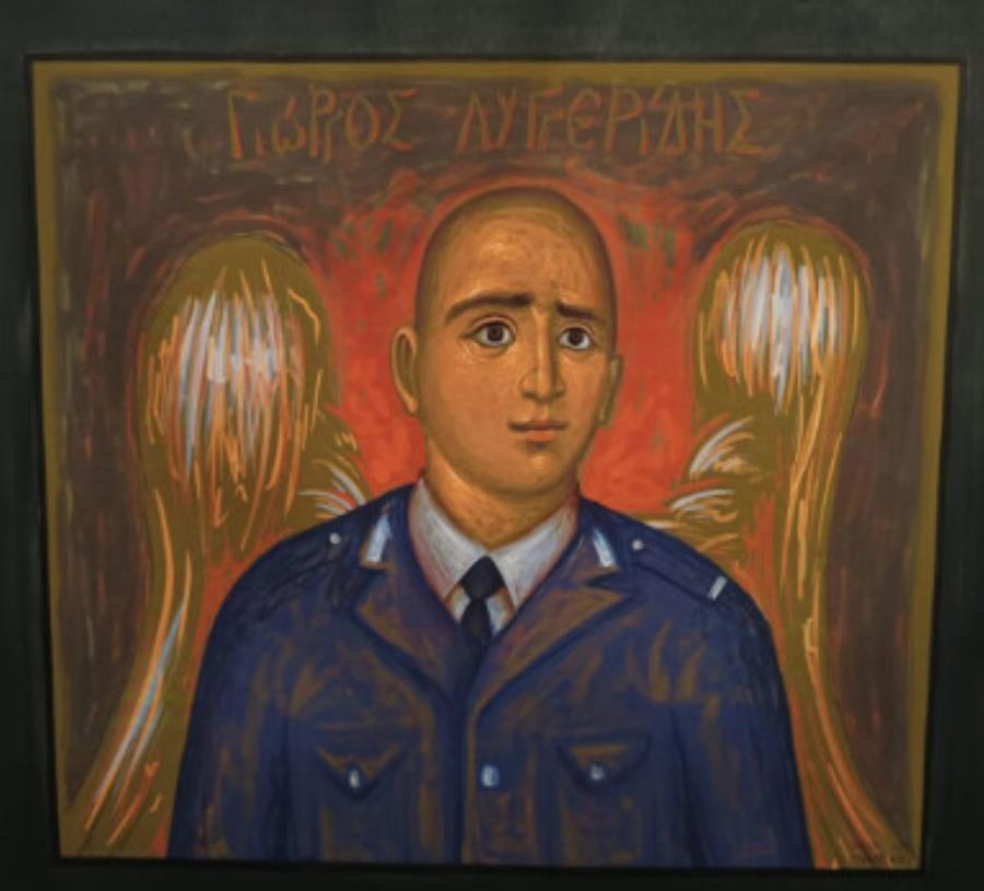 Aποκαλύφθηκε το μνημείο για τον Γιώργο Λυγγερίδη στην έδρα των ΜΑΤ