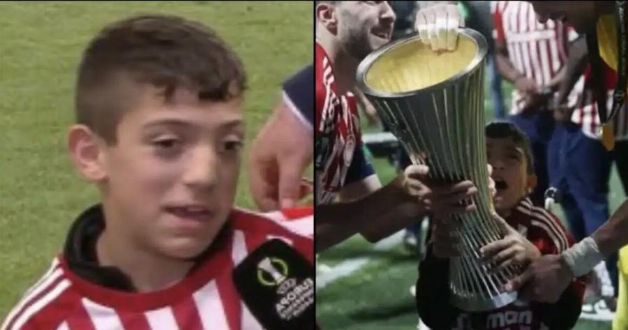 «Όταν σήκωσα το τρόπαιο, μου είπαν ότι είμαι το γούρι τους – Ανυπομονώ να μπω όρθιος σε κάθε γήπεδο» – Συγκλονίζει ο μικρός Γιαννάκης