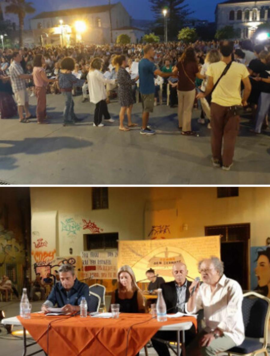 Ανατριχίλα σε εκδήλωση για τα Τέμπη στο Ρέθυμνο: Συγκλόνισε ο χορός του Παύλου Ασλανίδη στη μνήμη του γιου του