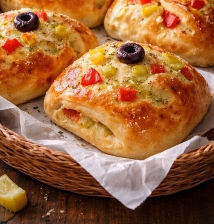 Ατομικά ψωμάκια πίτσας: Η εύκολη συνταγή για αφράτα πιτσόψωμα στο σπίτι