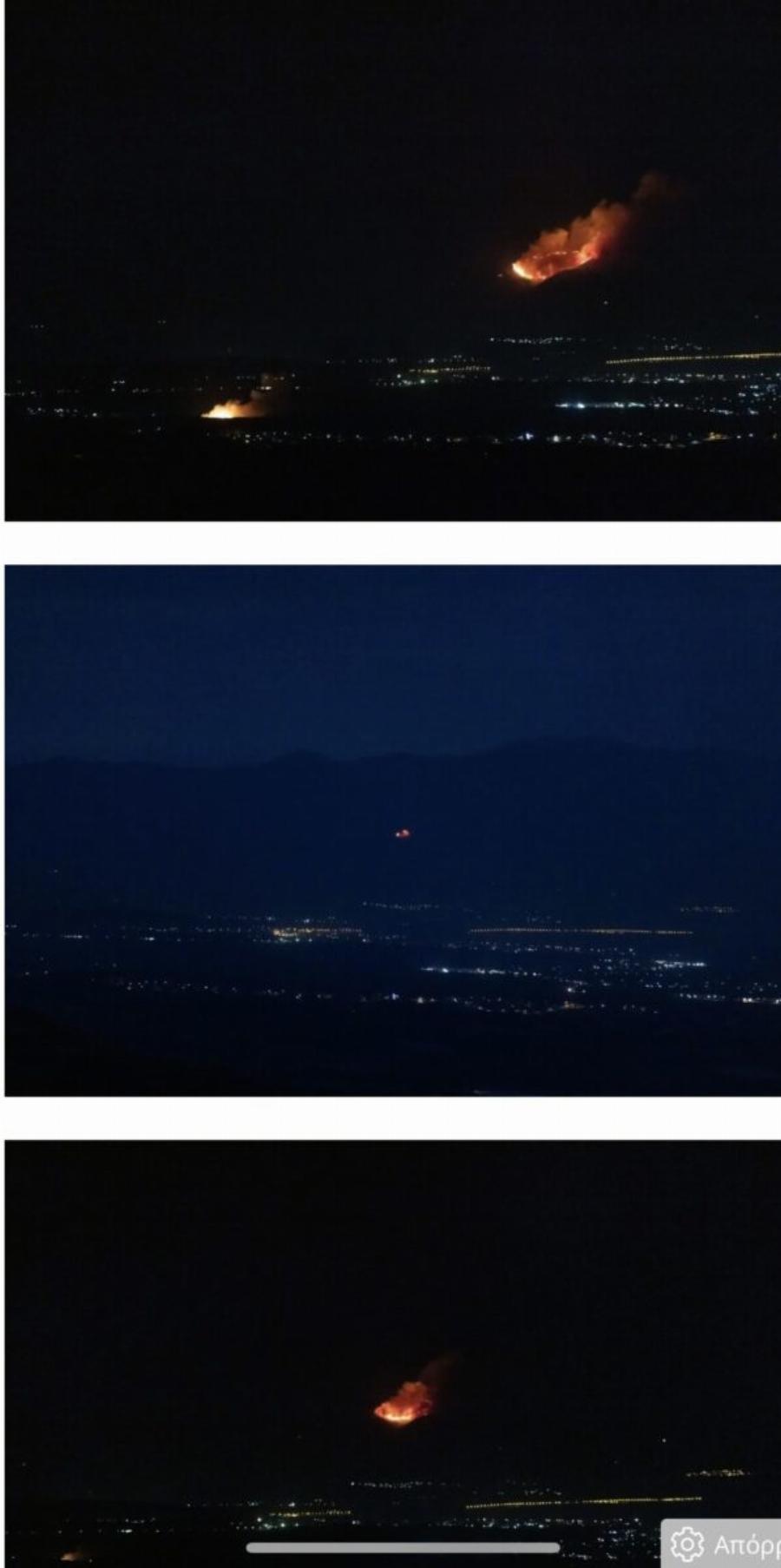 Νέα φωτιά τώρα από πτώση κεραυνού – Συναγερμός στην Πυροσβεστική