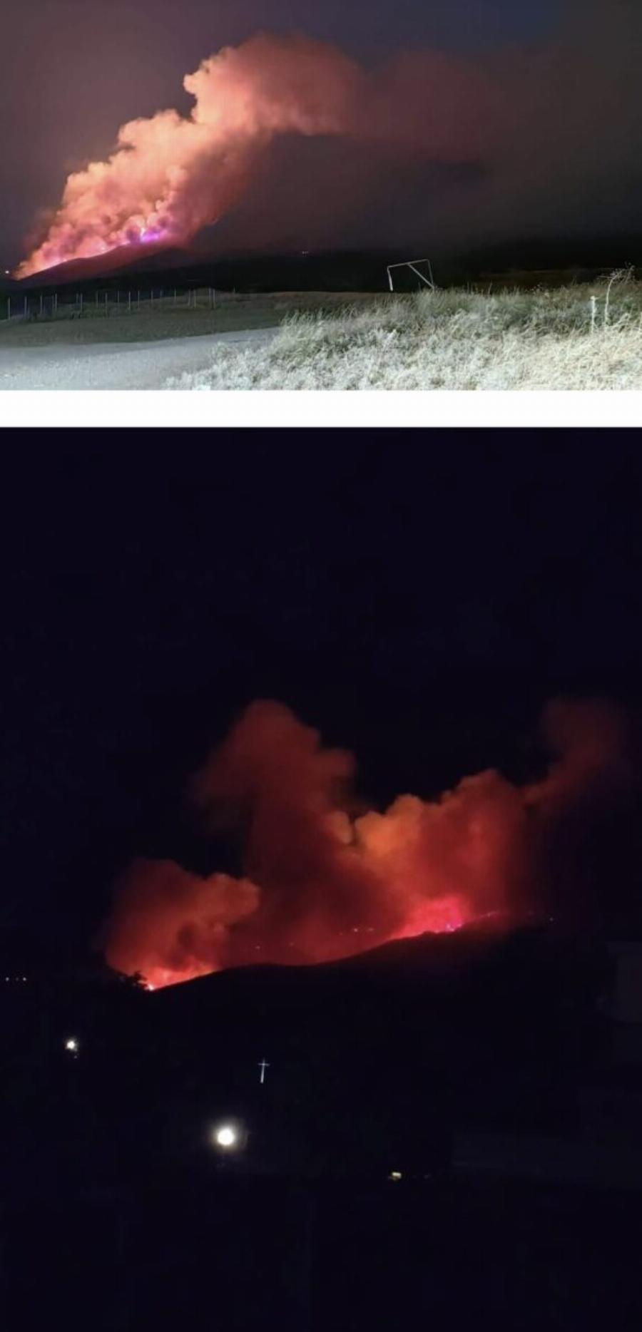 Νέα φωτιά τώρα από πτώση κεραυνού – Συναγερμός στην Πυροσβεστική