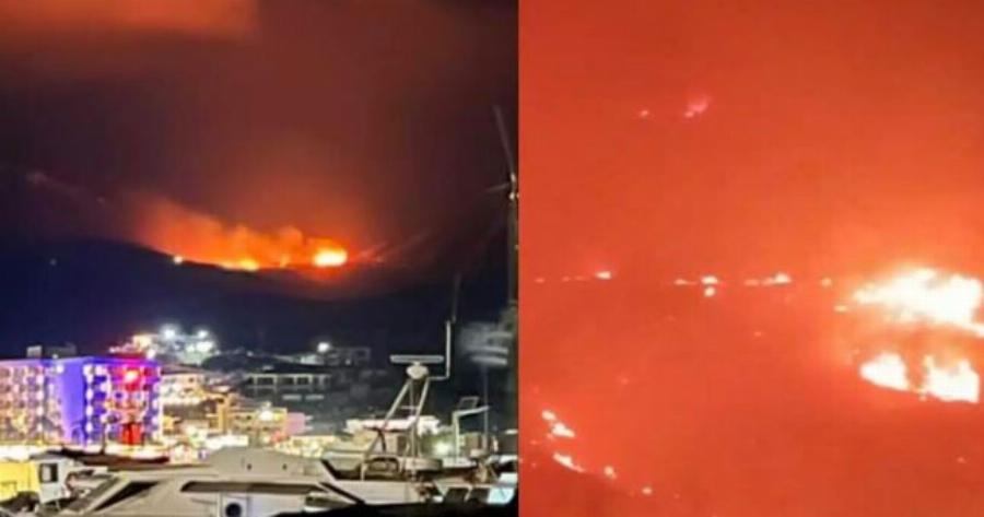 ΕΚΤΑΚΤΟ ΤΩΡΑ – Μεγάλη φωτιά σε ελληνικό νησί μέσα στη νύχτα – Συναγερμός στην Πυροσβεστική