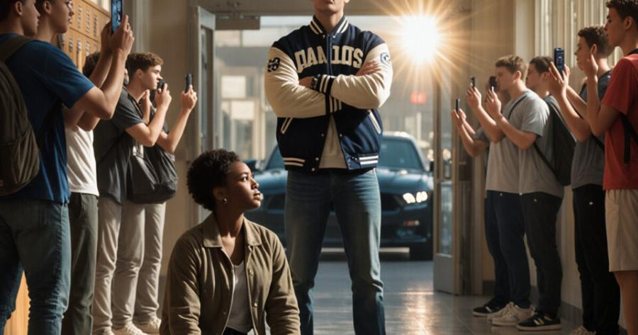 Ο νταής νόμιζε πως θα φοβίσει το ήσυχο καινούριο κορίτσι — όμως η επόμενη κίνησή της ανέτρεψε τις ισορροπίες και άλλαξε το ποιος έκανε κουμάντο.