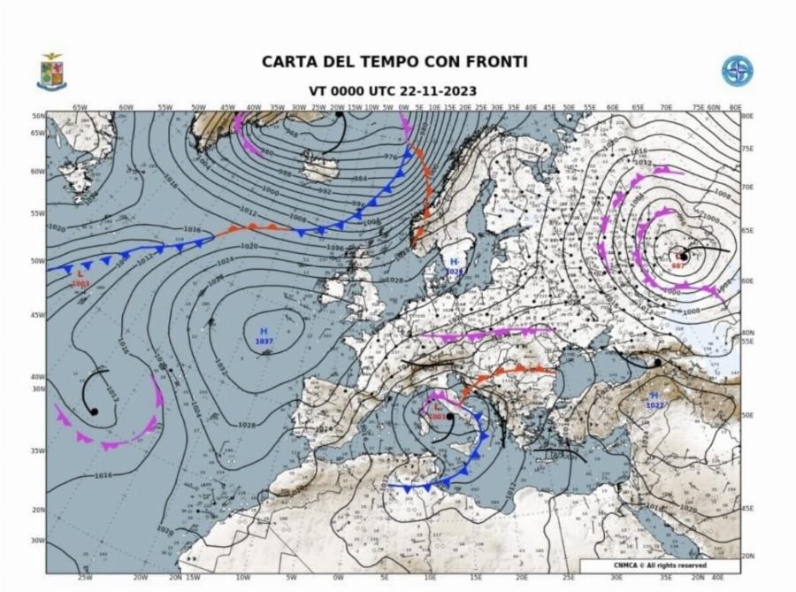 Έρχεται η κακοκαιρία «Αλέξης» και φέρνει καταιγίδες και χιόνια – «Πολύ κρύο το Σαββατοκύριακο»