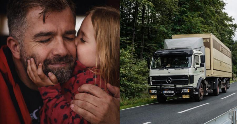«Έμεινα μόνος μου με 4 παιδιά και τα μεγαλώνω μαζί μου στο φορτηγό»: Η συγκινητική ιστορία του Ηλία