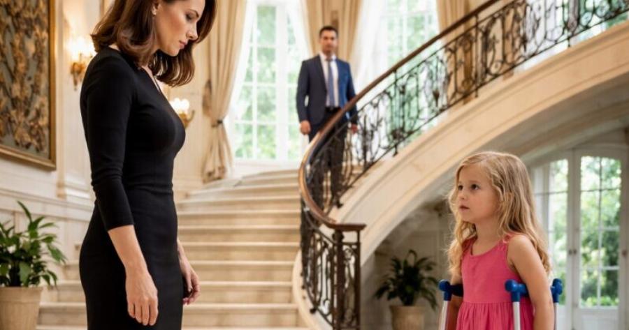 Ένας πλούσιος πατέρας γύρισε σπίτι νωρίτερα από το αναμενόμενο για να εκπλήξει την οικογένειά του — μέχρι τη στιγμή που άκουσε την ανάπηρη κόρη του να κλαίει… και ανακάλυψε το μυστικό σχέδιο που η μητριά του ετοίμαζε εδώ και χρόνια