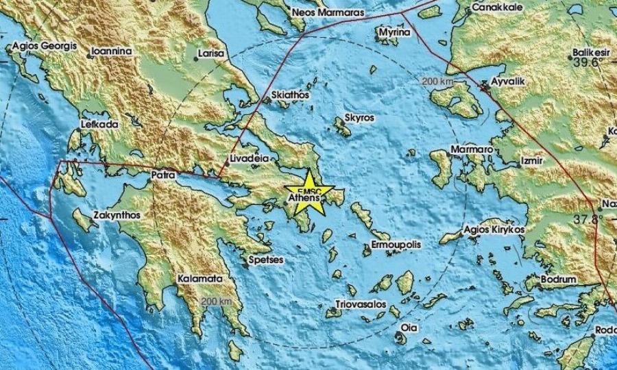 Νέος σεισμός στη χώρα μας: Αισθητός σε πολλές περιοχές της Αττικής
